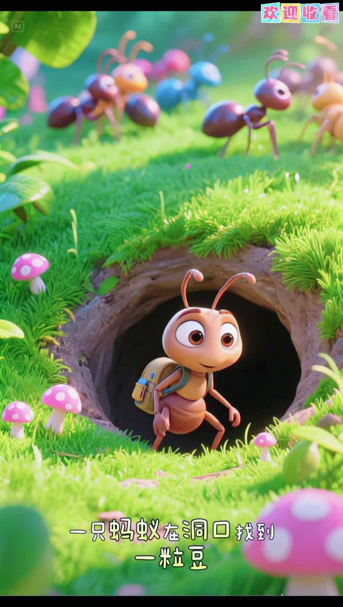 veraruliyani's tweet photo. [An ant is looking for glutinous rice, a cute little scene that feels warm and interesting!]， https://t.co/K8U4DmQ3Zp