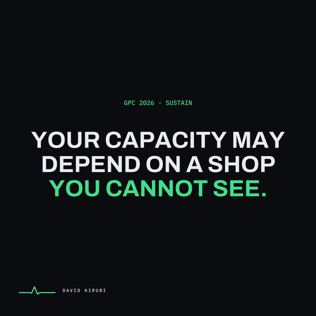 KirubiD's tweet photo. Your capacity may depend on a shop you cannot see.

Follow the road to GPC 2026 · October 27 · Hurst, Texas.

#QualifiedCapacity #DefenseIndustrialBase https://t.co/rPcQCwSFMA