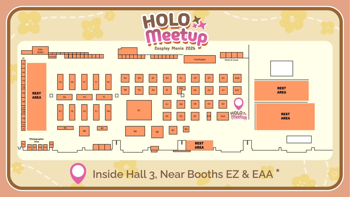 HoloProFansPH's tweet photo. Not today... Tomorrow! ✨

Yes, TOMORROW! Take note of where to go for the meetup, and don't get lost!

See you!

🗓️ October 3 (Day 2) 
🕔 5:30 PM 
📍 Hall 3, Near Booths EZ &amp; EAA (SMX Convention Center)

#HoloMEETUP🎉 #HoloMeetupCM2026🎉 https://t.co/U1n5schFnF