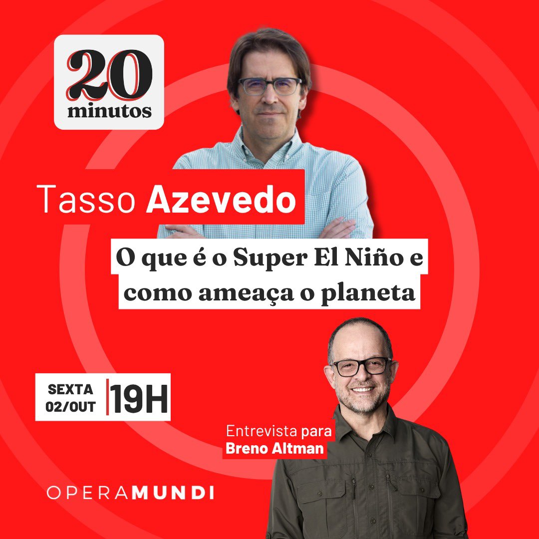 brealt's tweet photo. A 𝗰𝗿𝗶𝘀𝗲 𝗰𝗹𝗶𝗺𝗮́𝘁𝗶𝗰𝗮 vai se agravando. Um dos fenômenos mais perturbadores, neste ano, é o chamado 𝗦𝘂𝗽𝗲𝗿 𝗘𝗹 𝗡𝗶𝗻̃𝗼. Se você quiser entender melhor esse tema e os perigos que carrega, assista a entrevista com 𝗧𝗮𝘀����𝗼 𝗔𝘇𝗲𝘃𝗲𝗱𝗼 - nesta 𝘀𝗲𝘅𝘁𝗮, 𝟬𝟮/𝟭𝟬, 𝗮̀𝘀 𝟭𝟵𝗵.

https://t.co/A6Ddik71l1