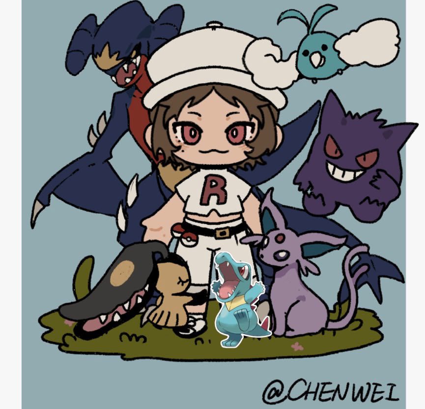 antondinosaur's tweet photo. me recuso deixar o meu totodile de fora https://t.co/gXBgxnvI7q