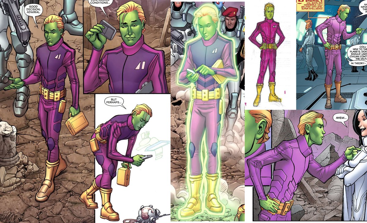 LegionReference's tweet photo. Brainiac 5 aka Querl Dox is a member of the Legion of Super-Heroes who possesses a twelfth level intelligence. Brainy wore this costume, designed by Chris Batista, in the Legion: Secret Origin miniseries.
https://t.co/aqGClsQWVt https://t.co/XC4cRlYJuA