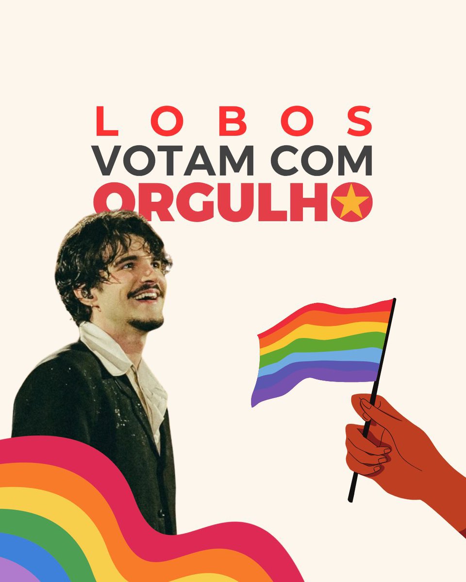 jaomagazine's tweet photo. Atenção alcatéia, nesse dia 4 de outubro, o país tem uma decisão importante pela frente. E nós, sendo fãs de quem somos, não poderíamos deixar de nos posicionar e pedir que vocês votem em candidatos que apoiam verdadeiramente a causa LGBTQIA+ e que tenham projetos voltados para a população em situação de vulnerabilidade e também para classe trabalhadora. 🏳️‍🌈

Nesse dia 4 de outubro, convidamos vocês a saírem feito gatos e gatas e irem votar! 🗳️

🐺 LOBOS VOTAM COM ORGULHO. 🏳️‍🌈