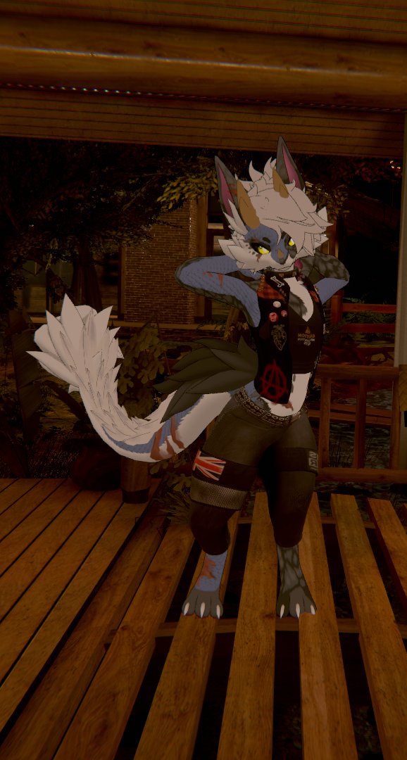 phantomfolf's tweet photo. Finally got Full-body Tracking for myself ^^ https://t.co/YDVFoMa0qP
