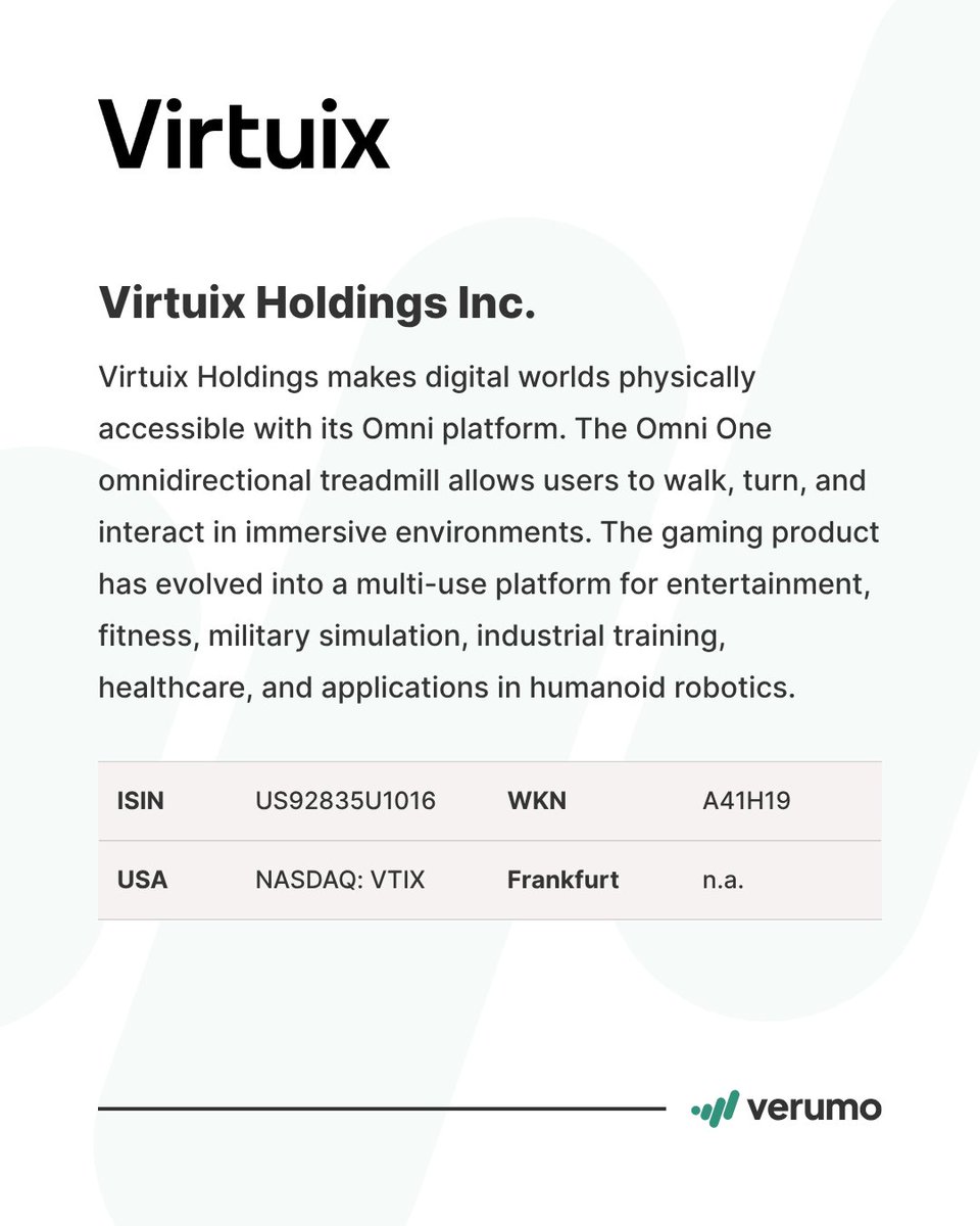 Verumo_official's tweet photo. Virtuix Holdings reports tripling order intake following Meta Quest partnership expansion and a growing library of compatible VR titles.
https://t.co/kbKsOoMFYy
@VirtuixOmni #OmniOne #MetaQuest #VirtualReality #VRGaming #GamingTech #TechHardware #Metaverse #verumo https://t.co/9CuR6jobja