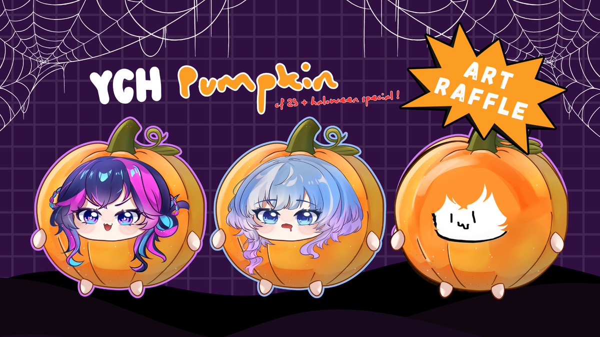 naonaneon's tweet photo. 🎃 HALLOWEEN ART RAFFLE!! 👻💖

to celebrate my new halloween YCH, i'm doing a little art raffle!! 🥺✨

🎨 starting with 1 winner!
 💗 ↻+♡  this post!
 🔁 comment with your character ref!

every 100 RTs = +1 more winner added to the list!! 👀🎉
ends on 10/10 🎃

GOOD LUCKKK!! https://t.co/g9BeaKfqEf