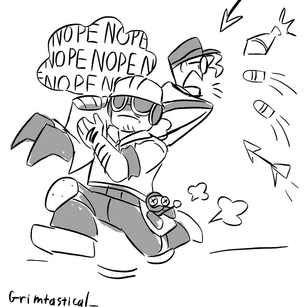 Lovelysunnyboi's tweet photo. Doodle from last month, the engiemedic are my tf2 loadouts
.
.
.
.
.
#tf2 https://t.co/m7pyivPsvR