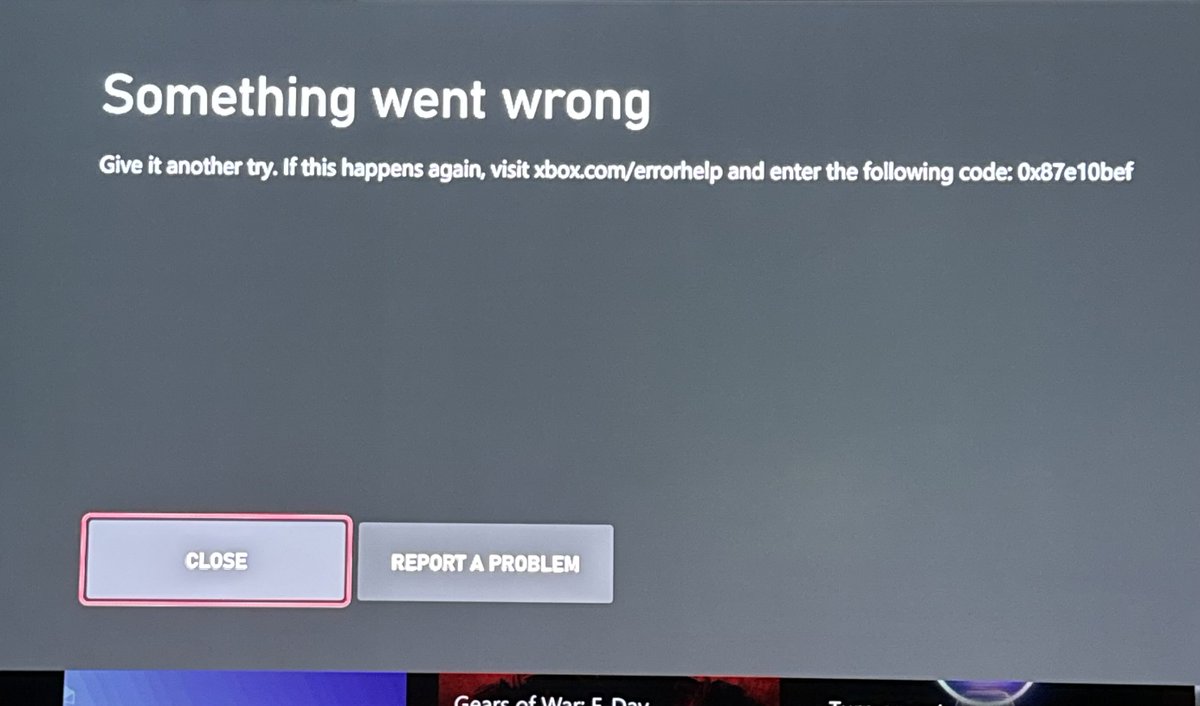 Flamewolf2009's tweet photo. @Community_Gears I have premium but can’t launch the game at all on Xbox Series X. I’m not getting a “too early” error. I’m getting a “something went wrong” error. Help! @Community_Gears https://t.co/9iTZMNLGgM