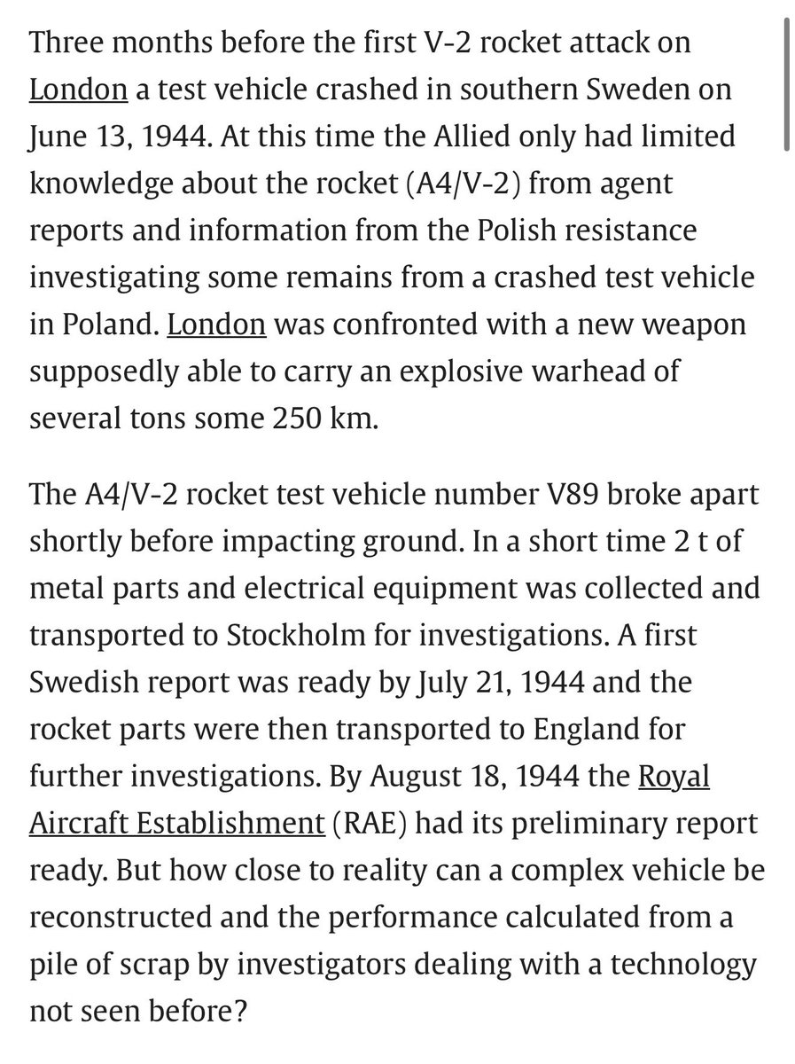 BCGLimaCharlie's tweet photo. @mrjeffknox https://t.co/BEw4tua6FN
Curious if it was ultimately related to the V-2 crashes/reverse engineering/testing of reconstructions. https://t.co/kmb4GJs5mI