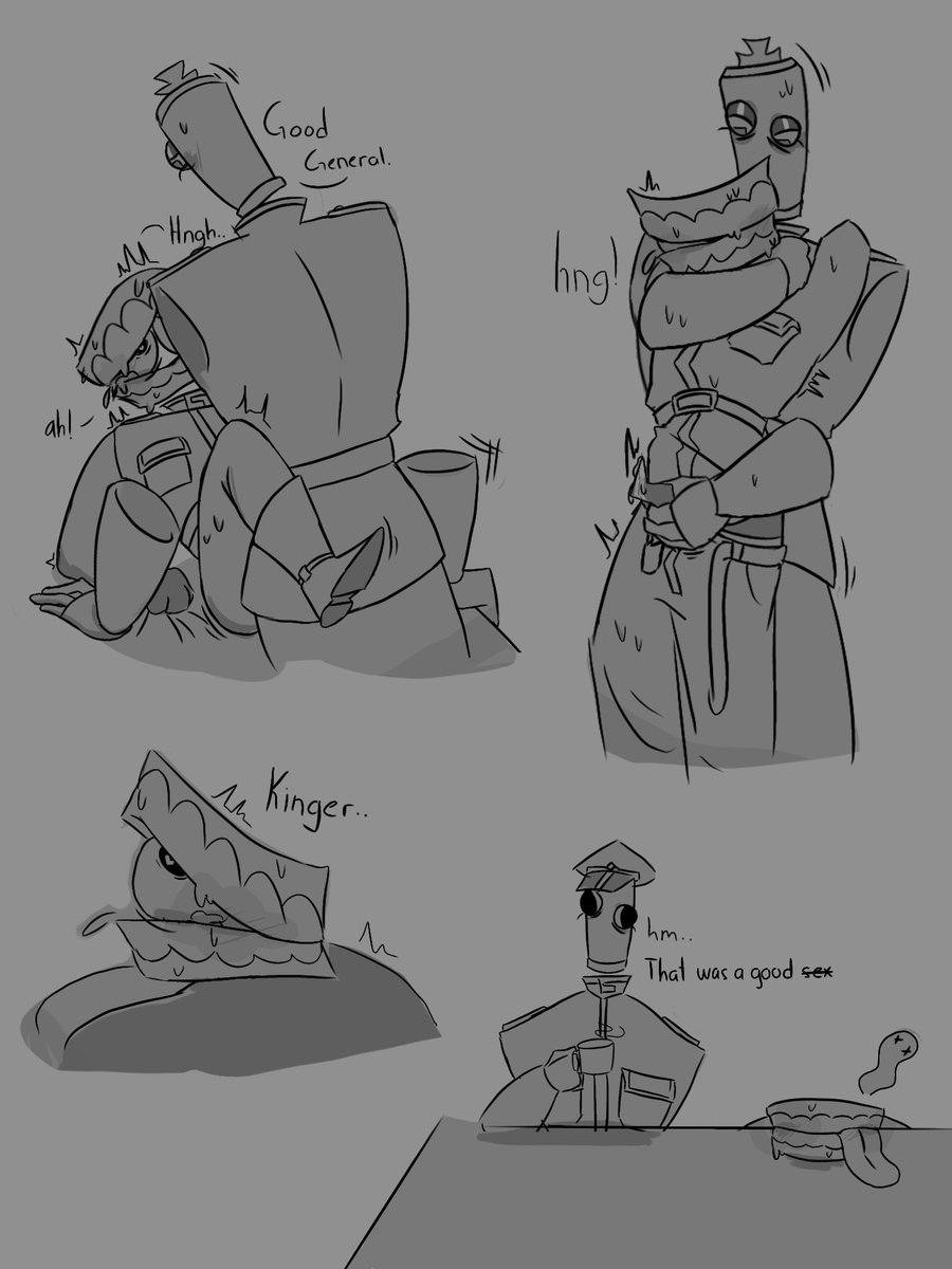 Zerpzky's tweet photo. Caine makes his weight and height low so Kinger can carry him like a sl-t! >_0

#royalteeth #genitalcircus #tadc https://t.co/lakVFP9GGL