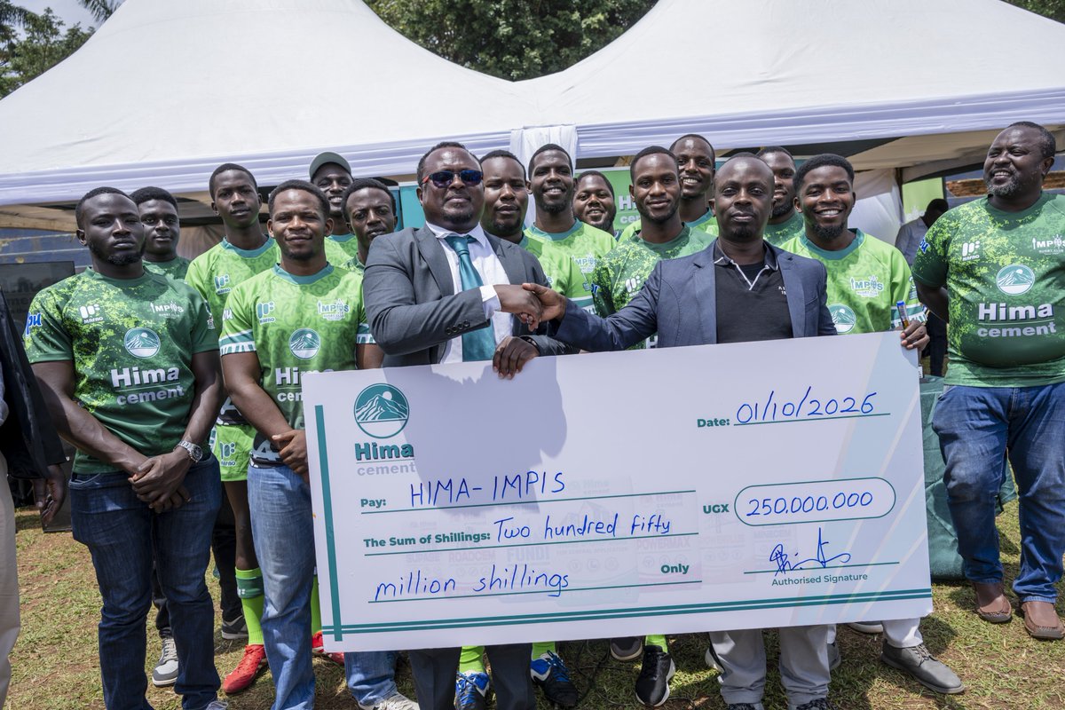 ImpisRFC's tweet photo. Est. 2002 🔙 2026 🔄

A new chapter built on familiar foundations 💚.

Our relationship with @HimaCement has today been re-cemented for the next two years, in a UGX 250 million sponsorship deal. 🫱🏽‍🫲🏼

📸 : @bamulanzeki

#HIMAxIMPIS
#ARROGANCE https://t.co/5bQQTeGi57