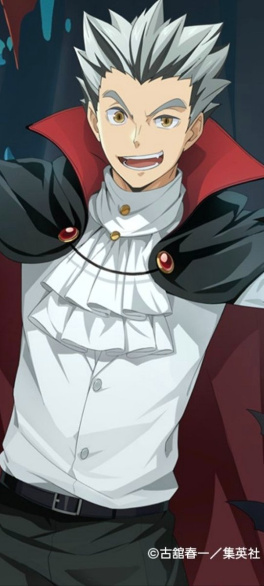KurooHiroo's tweet photo. 30 days until Halloween so todays spooky topic: Vampires ( of haikyuu ) https://t.co/cAdqHfRwlT