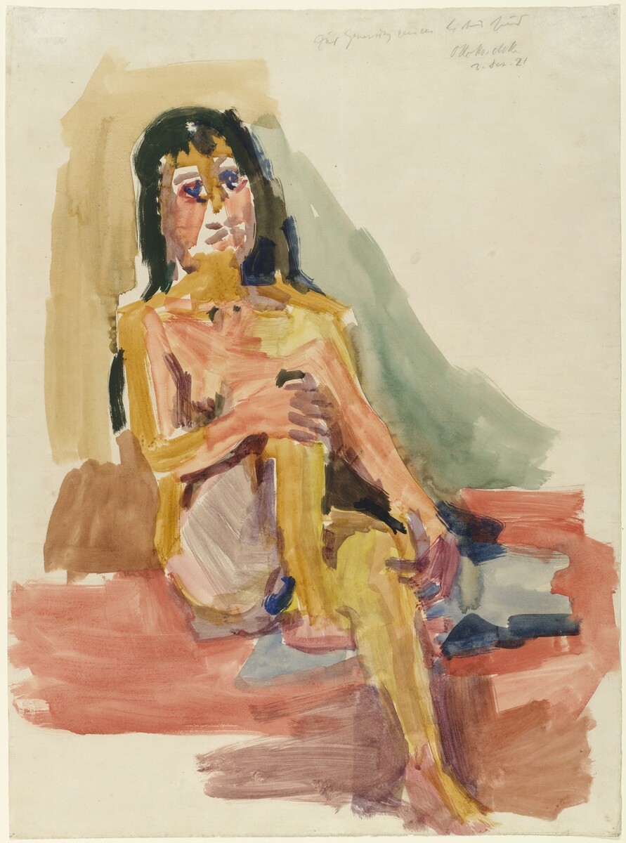 artistkokoschka's tweet photo. Seated Woman #artbots #kokoschka https://t.co/3Eu6SrZ1OI