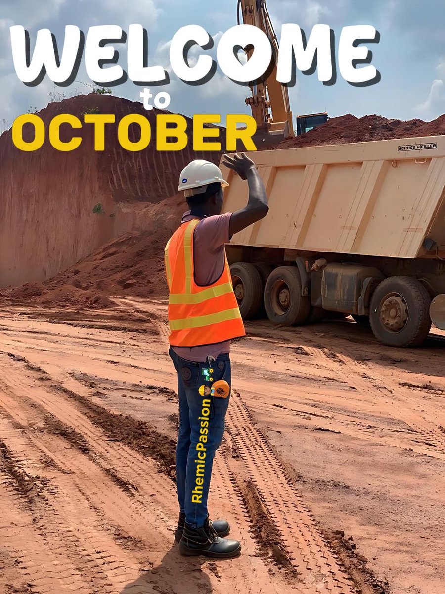 michaelassiam1's tweet photo. October is loaded with smiles of goodness. Have an awesome month.
#RhemicPassion👷🏾♂️🚜 #engineering #constructionproject #happynewmonth #october https://t.co/XMZyflPRwC
