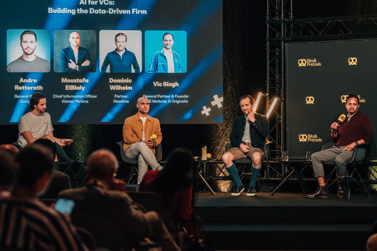 RRE's tweet photo. Great to have @vicsingh on stage at Bits & Pretzels in Munich this week to talk about AI for VCs: Building the Data-Driven Firm.

Vic brings a unique dual perspective to the conversation. As a GP at RRE and founder of @OriginalisAI,  he sits at the intersection of investing and building, with a firsthand view of how venture firms are adopting AI today and what an AI-native investment firm could look like in the future.  Check out their manifesto linked below to learn more about what the team is building. #VentureCapital #Bits26