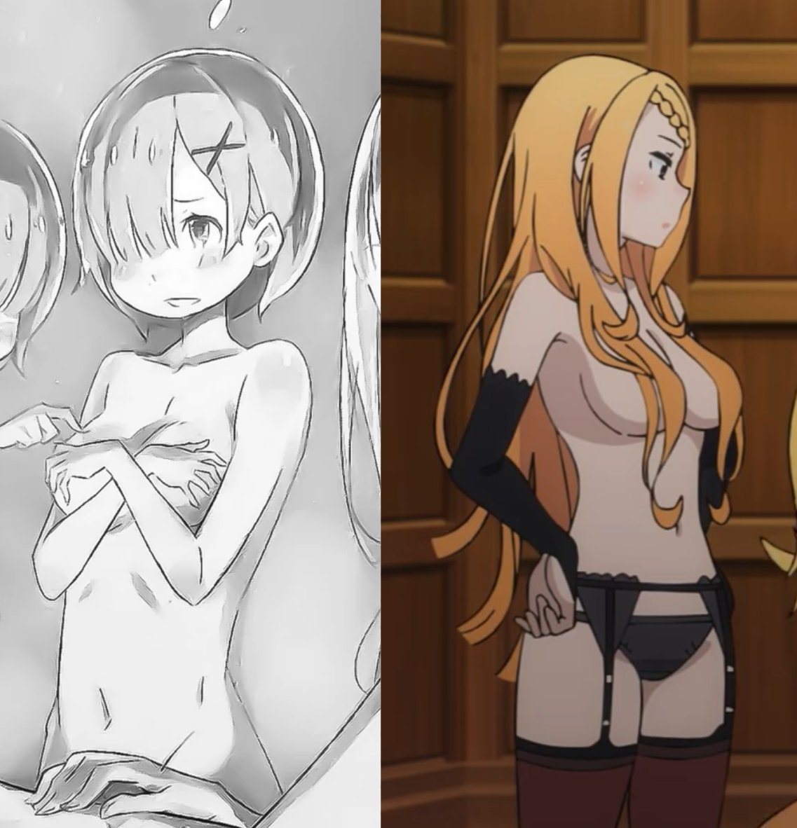 Not_Reflection's tweet photo. My most anticipated moment of Re:Zero season 5 is the Rem and Priscilla bath scene https://t.co/DILFbDrzEx