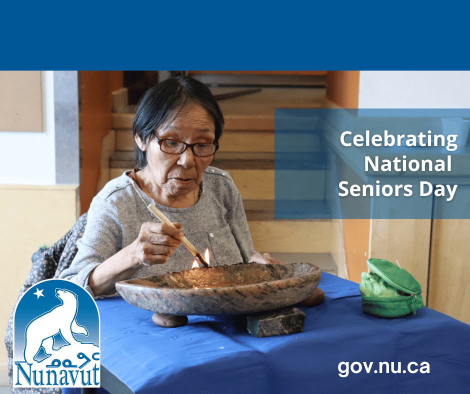 GOVofNUNAVUT's tweet photo. Happy National Seniors Day to the Elders and Seniors that founded Nunavut! The Department of Family Services is committed to supporting #Elder and #senior well being through programs #SeniorsDay #Nunavut https://t.co/brJV3Z2Hqv. https://t.co/NqUpnS6CC9