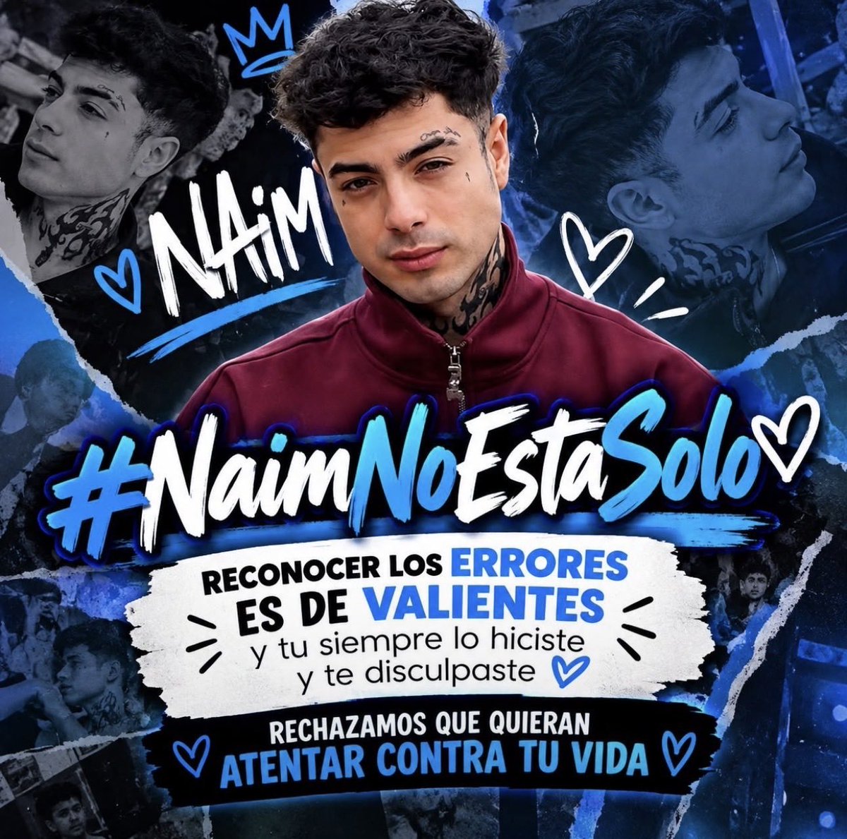 vibian26043998's tweet photo. Algo que naim lo hace diferente a los demás es que dice lo que siente con sinceridad y siempre cuando la caga la reconoce 
#NaimEstamosContigo https://t.co/hcvYZ9Gc1y
