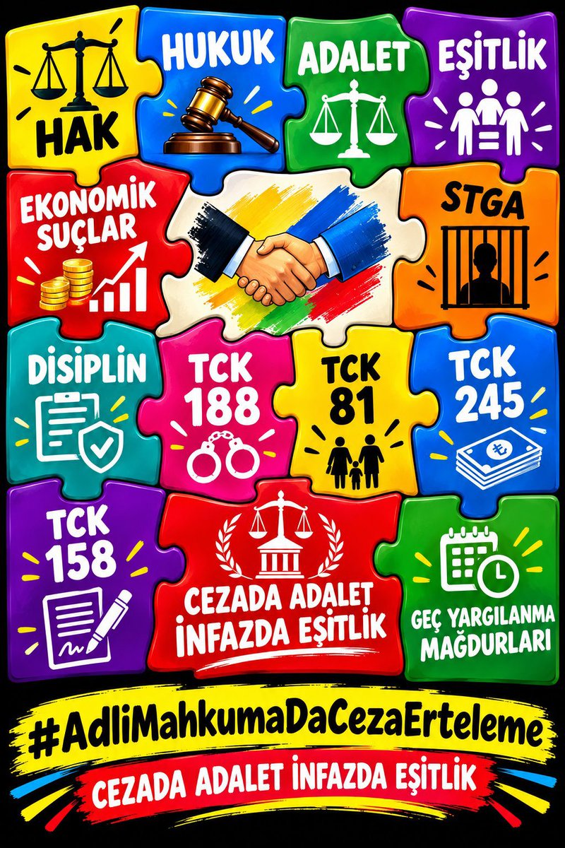 remxcy's tweet photo. @MufitAydin16 #DisiplinAffı
#AdliMahkumaDaCezaErteleme
CEZADA ADALET İNFAZDA EŞİTLİK https://t.co/FzPq5ZpuaF