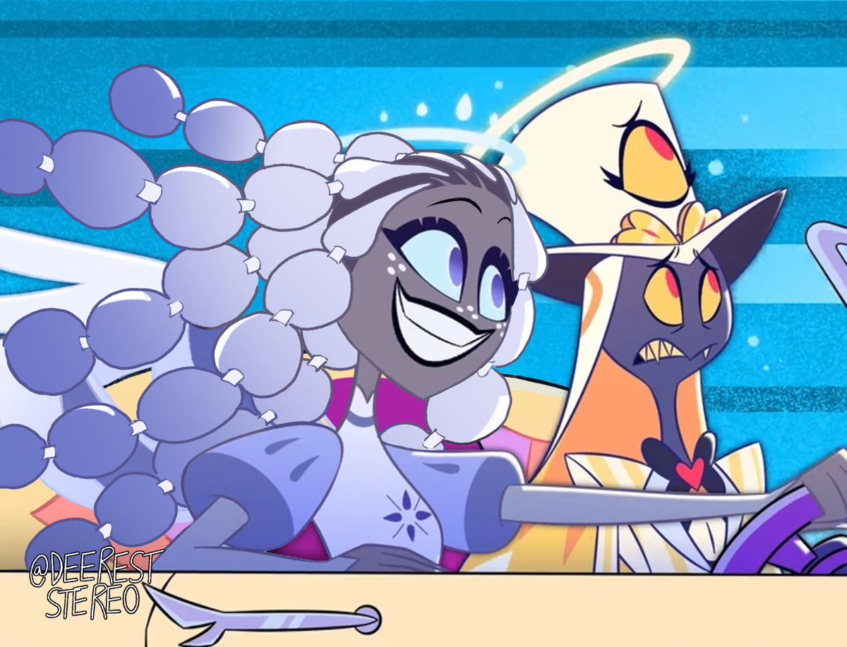 deereststereo's tweet photo. OH MY GOD FINE I GUESS I GOTTA DO EVERYTHING IN THIS DAMN HOUSE

#hazbinhotel #edit https://t.co/885vaAwO1Y
