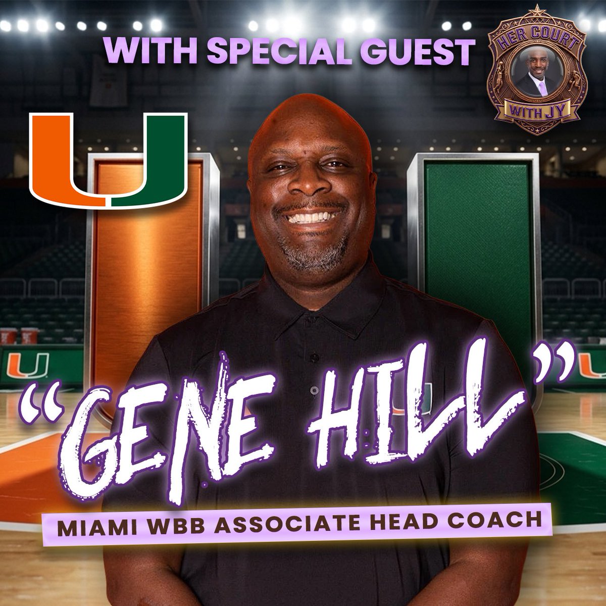 CoachYoungNJ's tweet photo. 🚨 2️⃣ OGs. 60+ YEARS OF EXPERIENCE. 1️⃣ EPISODE. 🏀🔥

The Assistant Coaches Series:  Her Court w/ JY, 🔌 by @OpeningLineHQ 

🙌 @OGcoachGeneHil — @CanesWBB 
✌️ @coachbethburns — @USCWBB 

🎙️ Don’t miss this one.

⏰ DROPS in AM!

#WBB #NCAAW #CollegeBasketball #UMiami #FightOn https://t.co/0Ai4BQHLgI