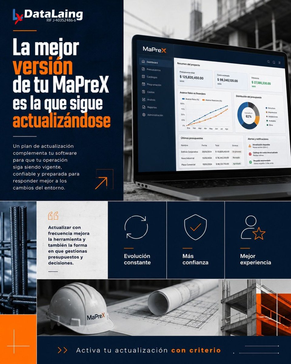 datalaing's tweet photo. 🔄 Los planes de actualización MaPreX permiten mantener continuidad, soporte y mejoras progresivas en el sistema. #MaPreX https://t.co/gDfOe4l9U1