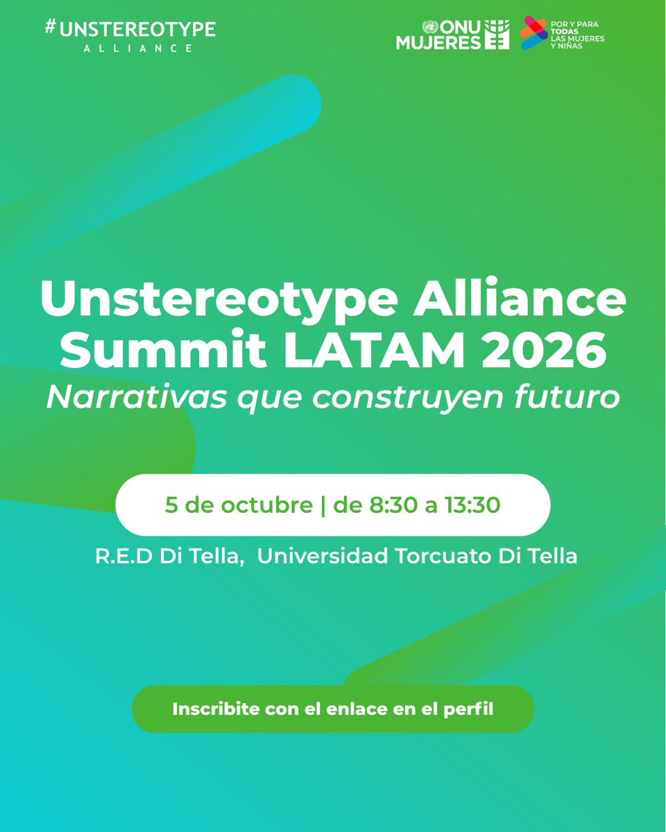 desdewingu's tweet photo. 👉 Inscripciones: https://t.co/vccdLByfWY  

¡Nos vemos ahí!

#UnstereotypeAlliance #SummitLATAM #NarrativasQueConstruyenFuturo https://t.co/ZfEIqDVR4a