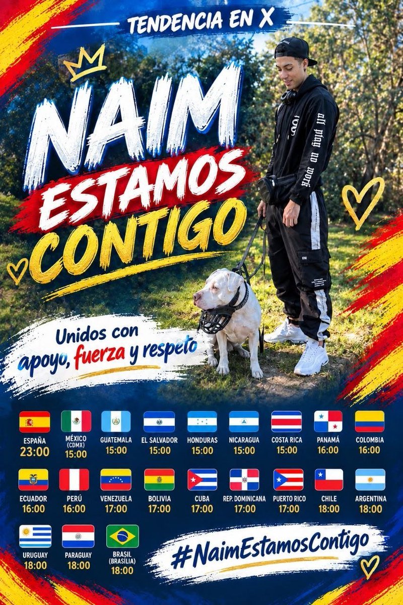 vibian26043998's tweet photo. Estamos juntas tus bandidas, estamos aquí tus fans independientes y todos aquellas personas que te han apoyado desde tus inicios, confía en dios y en tu personas recuerda que 

#NaimEstamosContigo https://t.co/T5WsiWZlYY