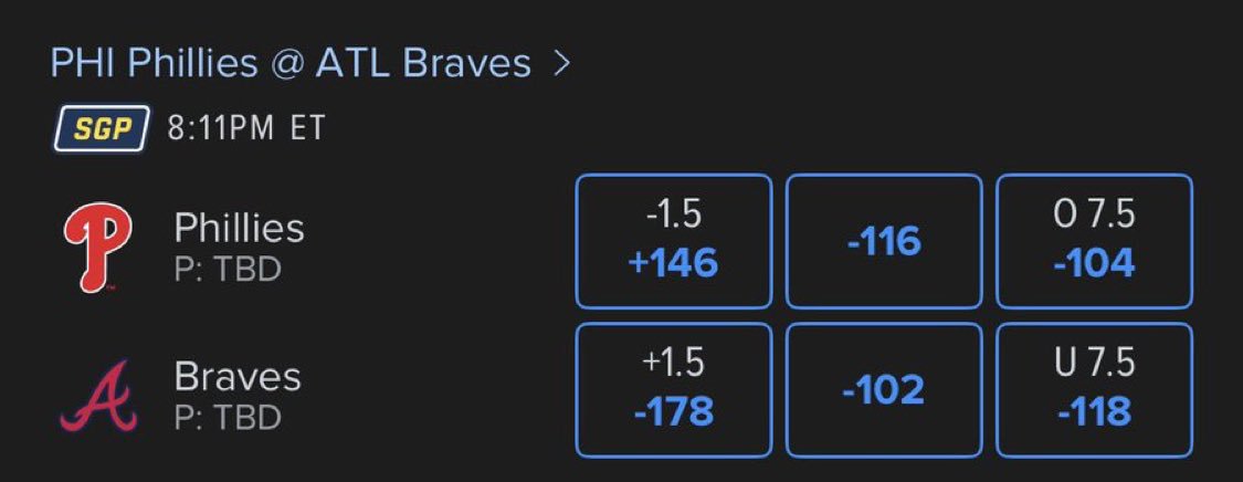 itslaladylay's tweet photo. Opinion For MONEYLINE??  👀👀
Link 🔗 https://t.co/tZtwBX1TGn

#MLB #MLBBets #SportsBetting #BaseballBets #SameGameParlay #SGP #Parlay #HomeRun #HRParlay #BettingTwitter #Sportsbook #GambleResponsibly https://t.co/U4c6rlJW5X
