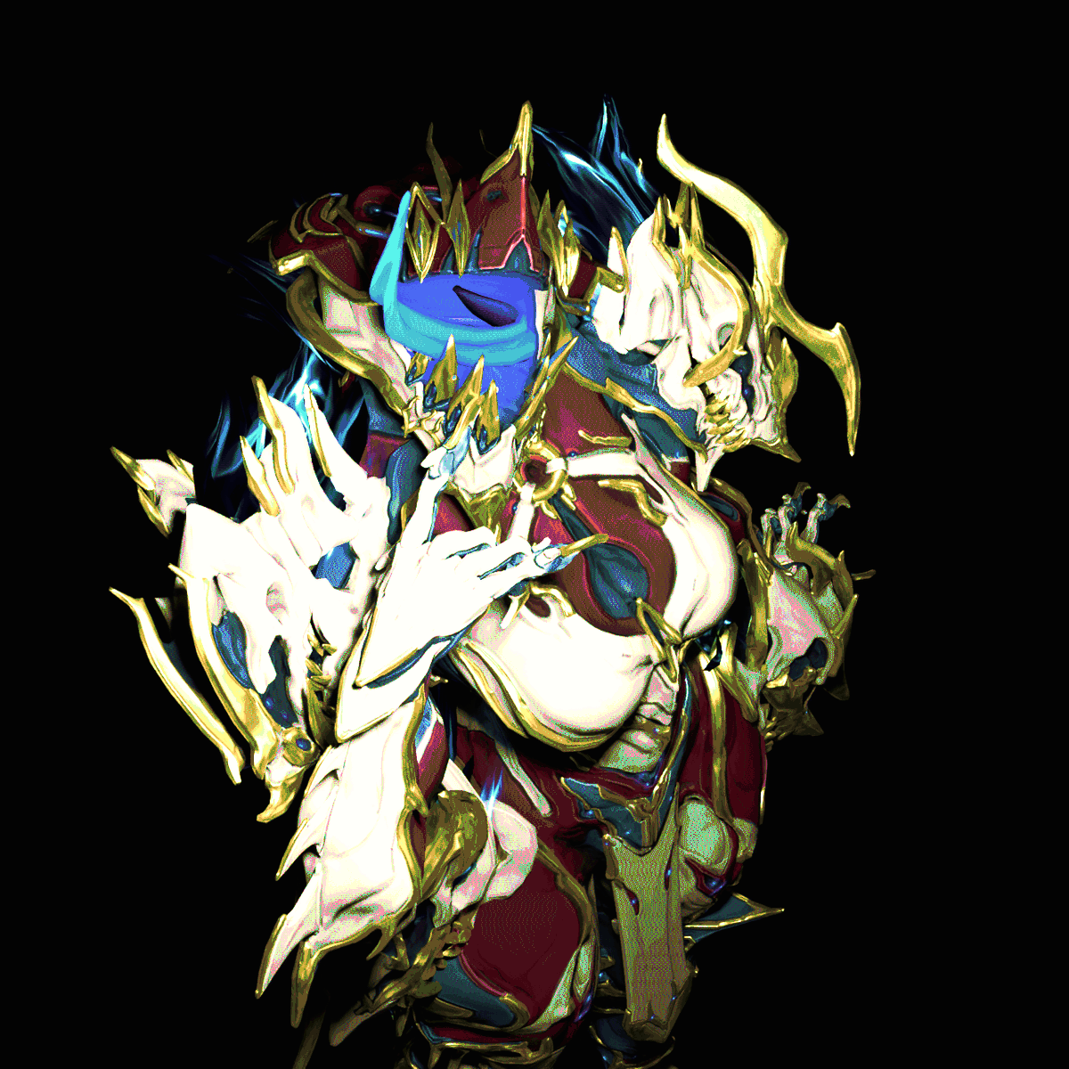 birbwashere's tweet photo. inspired by @/Nikway's Voruna art. 
idk if the name i found for the artist is the one they use on twitter. lmk if you guys know their @ 
#warframe #3d #blender #tennocreates #warframeart https://t.co/5sayN3o7wb