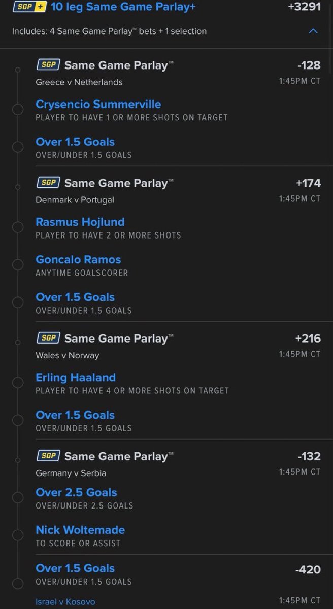 itslaladylay's tweet photo. AFTERNOON FOOTY
@Playbook

#MLB #MLBBets #SportsBetting #BaseballBets #SameGameParlay #SGP #Parlay #HomeRun #HRParlay #BettingTwitter #Sportsbook #GambleResponsibly https://t.co/BUYUCdhmJ9