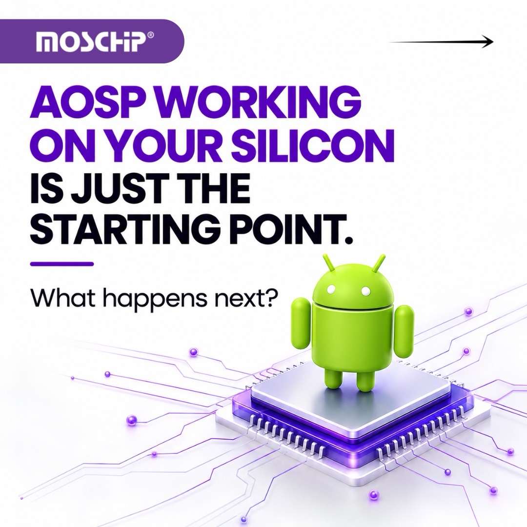 MosChipTech's tweet photo. AOSP on your silicon is just the starting point. What comes next?

Join our webinar “Engineering the Tech Stack for Android Products” and explore what it takes to build beyond the platform.

📅 8 October 2026
🔗 Register Now: https://t.co/l6jSifZZ8D 

#Android #AOSP https://t.co/gNpXF72h9L