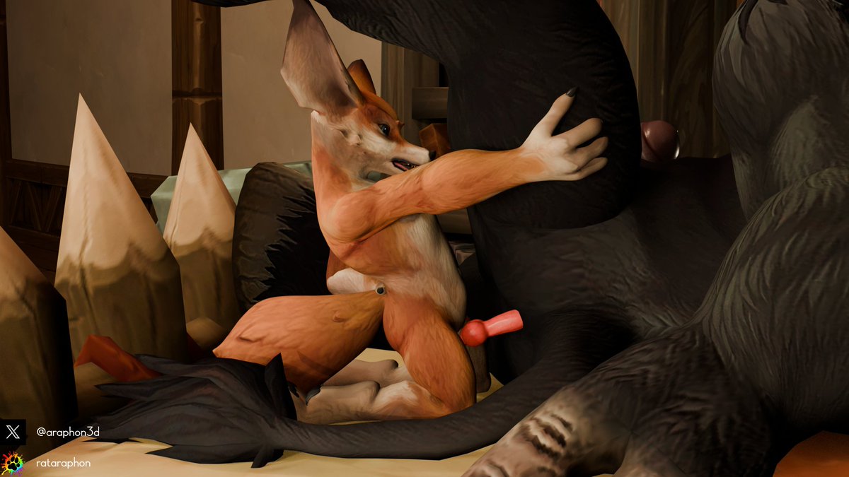 araphon3d's tweet photo. #kinktober 1 - Size difference

Yall thought it would be another tauren on vulpera action? Qeezi and Shuntaro are glad to prove you wrong, showing Gulako how much fun bottoming for smaller guys can be. https://t.co/d6zHfcXHiu