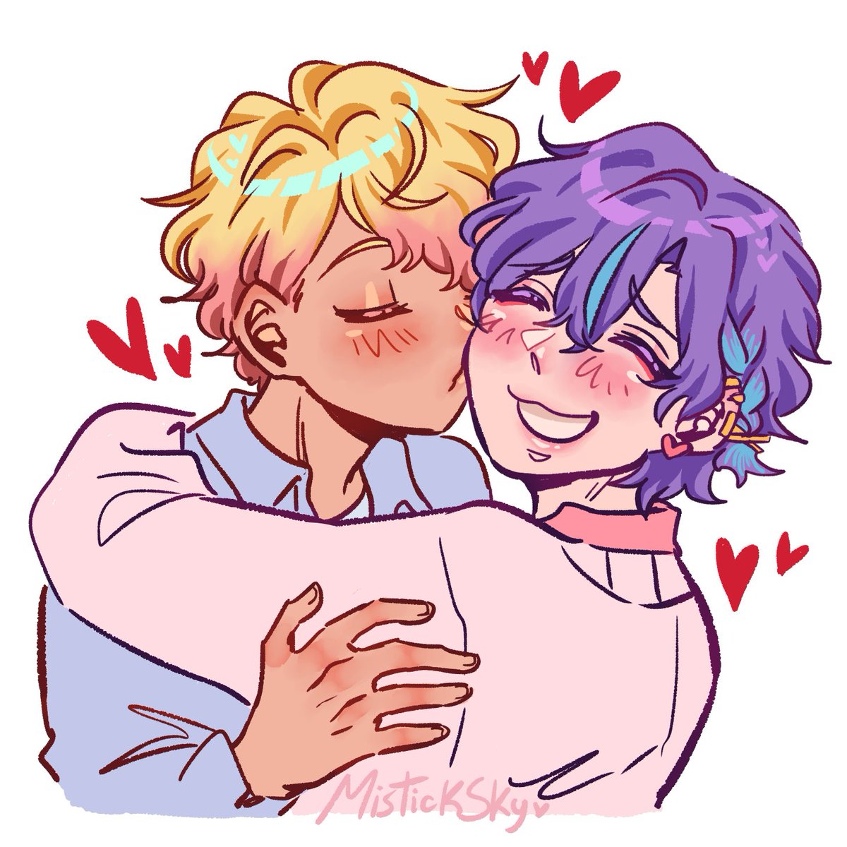MistickSky's tweet photo. He cant pick one btw, he can have every tsukasa he wants🫡
#類司 #prsk_FA #ruikasa https://t.co/7Po84z9I6K