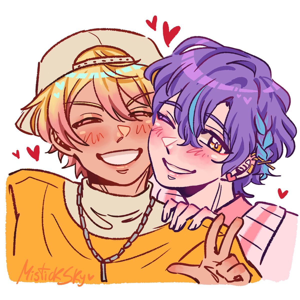 MistickSky's tweet photo. He cant pick one btw, he can have every tsukasa he wants🫡
#類司 #prsk_FA #ruikasa https://t.co/7Po84z9I6K