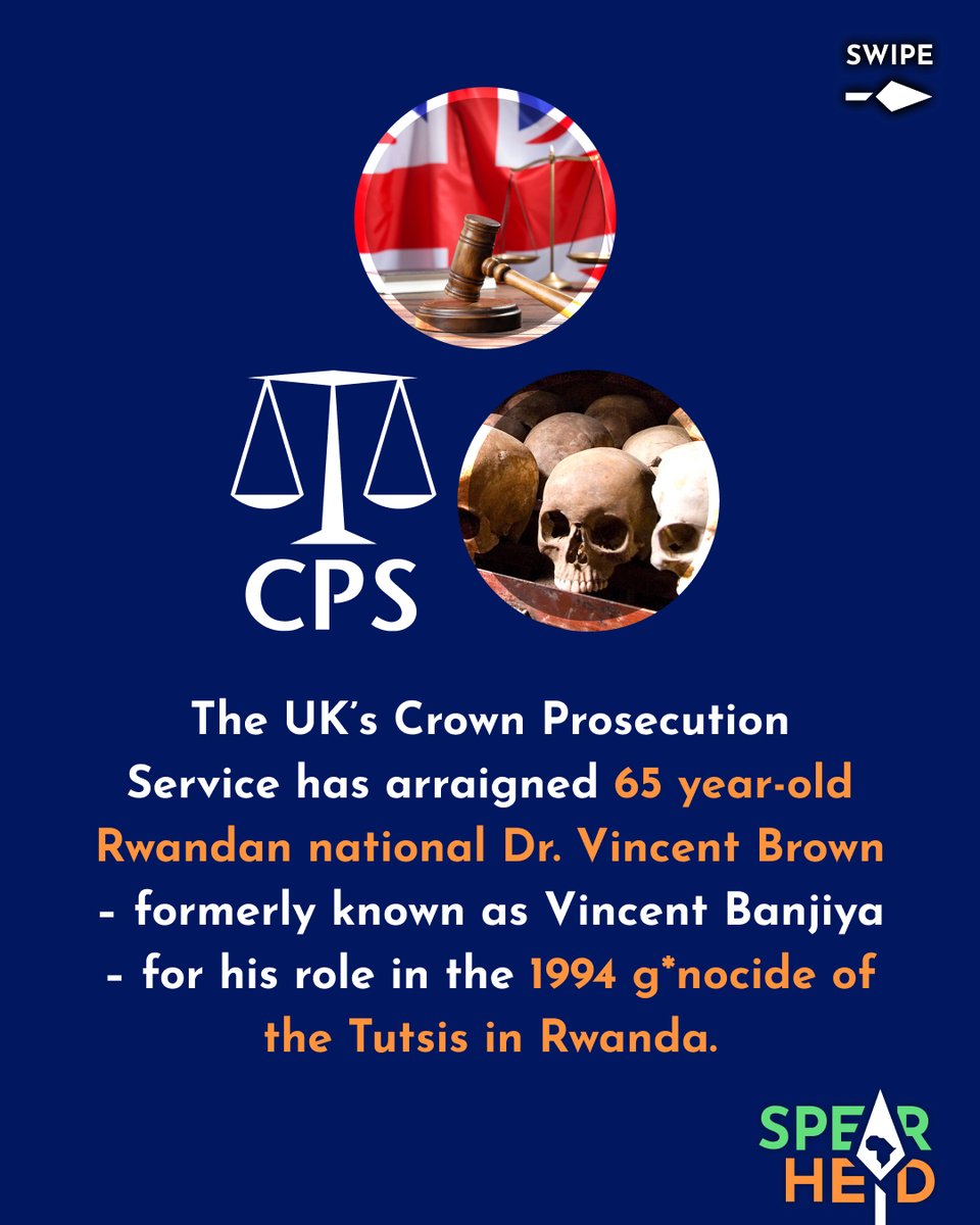 Spearhead_Af's tweet photo. UK Courts Arraign G*nocide Suspect Years After Blocking His Extradition To Rwanda

On the latest episode of “Why Africans Must Never Trust Western Justice Systems”, UK authorities have convicted Rwandan national and UK citizen Dr. Vincent Brown, for his role in the 1994 g*nocide of the Tutsis.

The September conviction comes 17 years after Rwanda made its first request to these same UK authorities for Brown’s extradition.

The “civilized” West has never cared about African lives. It is left to the people of Africa to look inwards for justice.