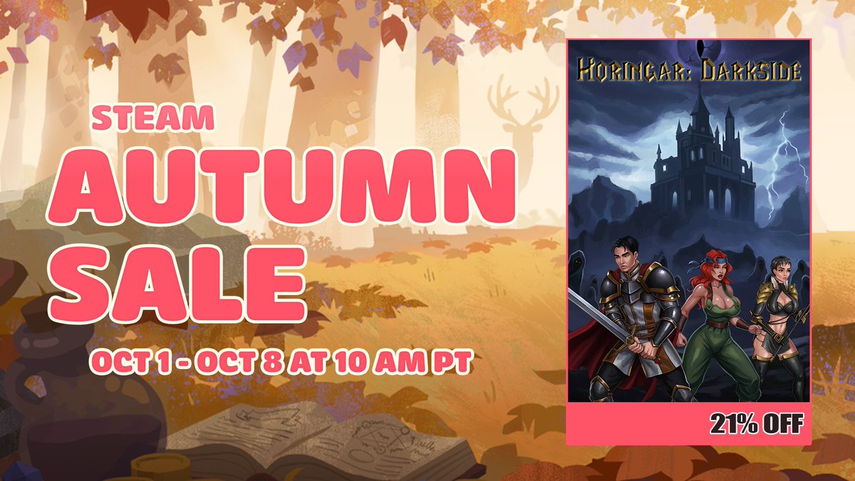 XforU_Dev's tweet photo. Horingar: Darkside is 21% off in the Steam Autumn Sale!

#hentai #adultgames #nsfwgames https://t.co/x5Pu1ScR4h