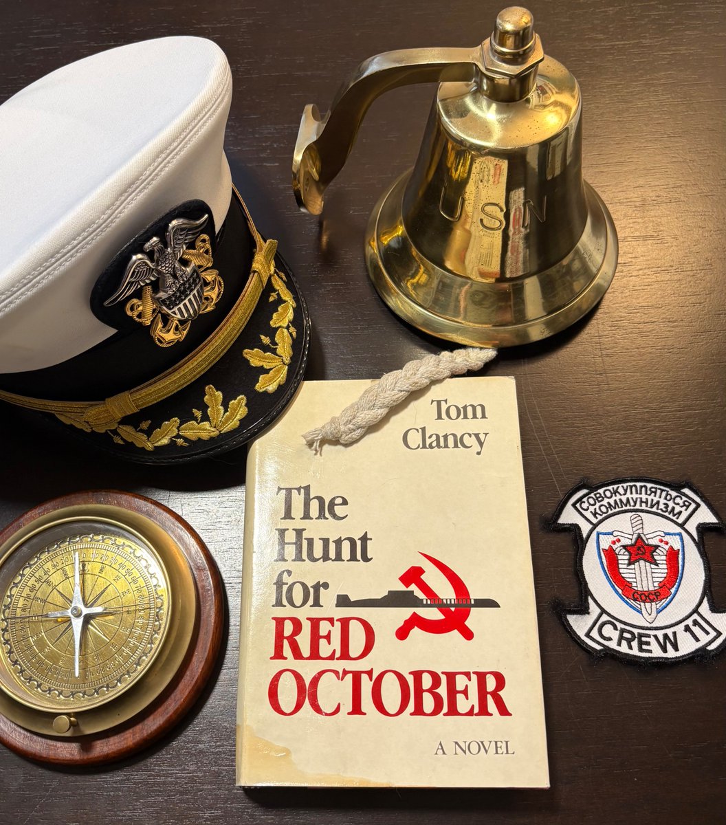 EEKellyAuthor's tweet photo. 42 years ago today, The Hunt for Red October was published. I'm reading it again and will do a review upon completion. It won't be a book report—it'll be whether it still belongs on your bookshelf today...

How long has it been since you went to periscope depth with Marko Ramius? Or have you never read it?