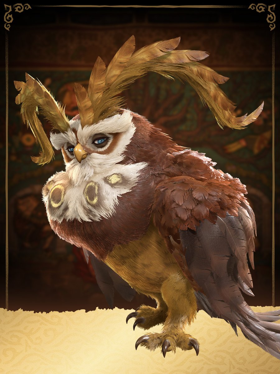 NintendoFrance's tweet photo. Kaepora Gaebora, hibou bavard qui possède d'immenses connaissances, guide Link sur la voie à suivre. https://t.co/ORBSO6J833