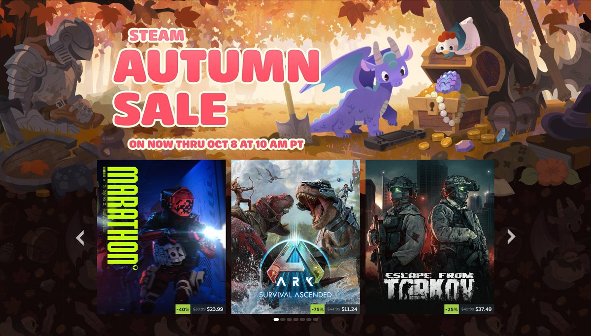 ShadowDaddy's tweet photo. Steam Autumn Sale is here!! https://t.co/rUhnmG2dOA