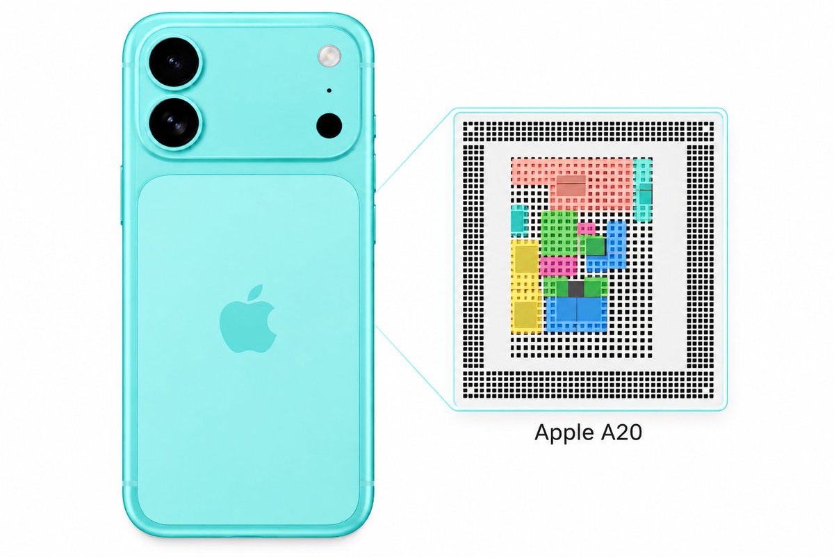 TelecomTalk's tweet photo. Apple iPhone 18 Standard Model to Get a New A20 Chipset with the Same AI Hardware as the A20 Pro Chipset.

Reports suggest that the iPhone 18’s A20 chipset will be developed on the same TSMC 2nm process with an 80 mm² die size, 2 performance cores and 4 efficient cores, with a 5-core GPU on the inside, while keeping the same 16-core Neural Engine as the A20 Pro chipset

#Apple #iPhone18 #iPhone18Pro #AppleiPhone18Leaks #AppleA20 #A20Chipset

Image Credits: iosuptodate, Saurav_DJ47