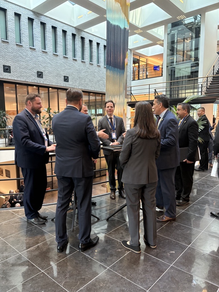 CBPOpsSpprtEAC's tweet photo. Thank you @Europol for hosting the European Police Chiefs Convention in The Hague. @USBPChief and I joined a U.S. delegation alongside delegates from 59 countries to discuss migration, counterterrorism, and technology. @CBP #EPCC #MakingEuropeSafer #KeepingAmericaSafe https://t.co/hOvQsCWiWJ