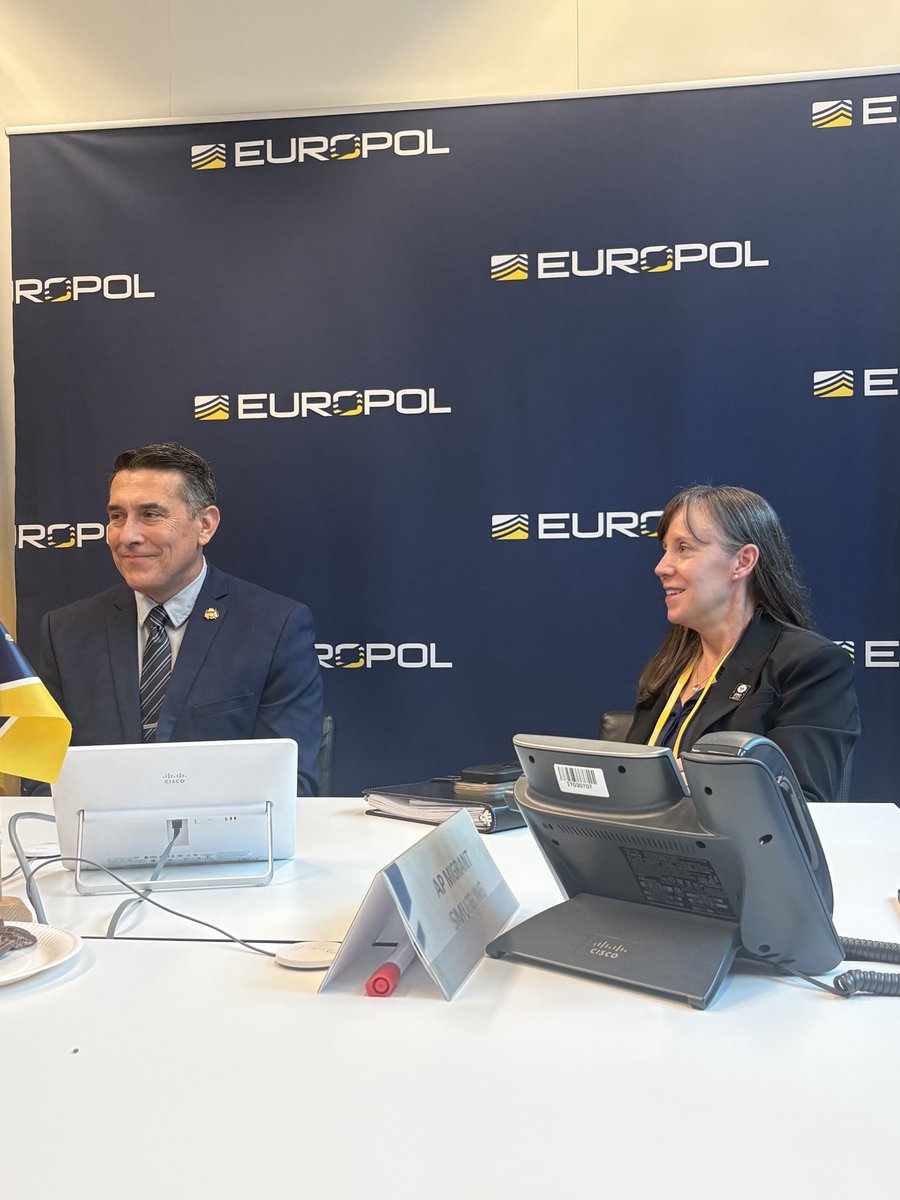 CBPOpsSpprtEAC's tweet photo. Thank you @Europol for hosting the European Police Chiefs Convention in The Hague. @USBPChief and I joined a U.S. delegation alongside delegates from 59 countries to discuss migration, counterterrorism, and technology. @CBP #EPCC #MakingEuropeSafer #KeepingAmericaSafe https://t.co/hOvQsCWiWJ