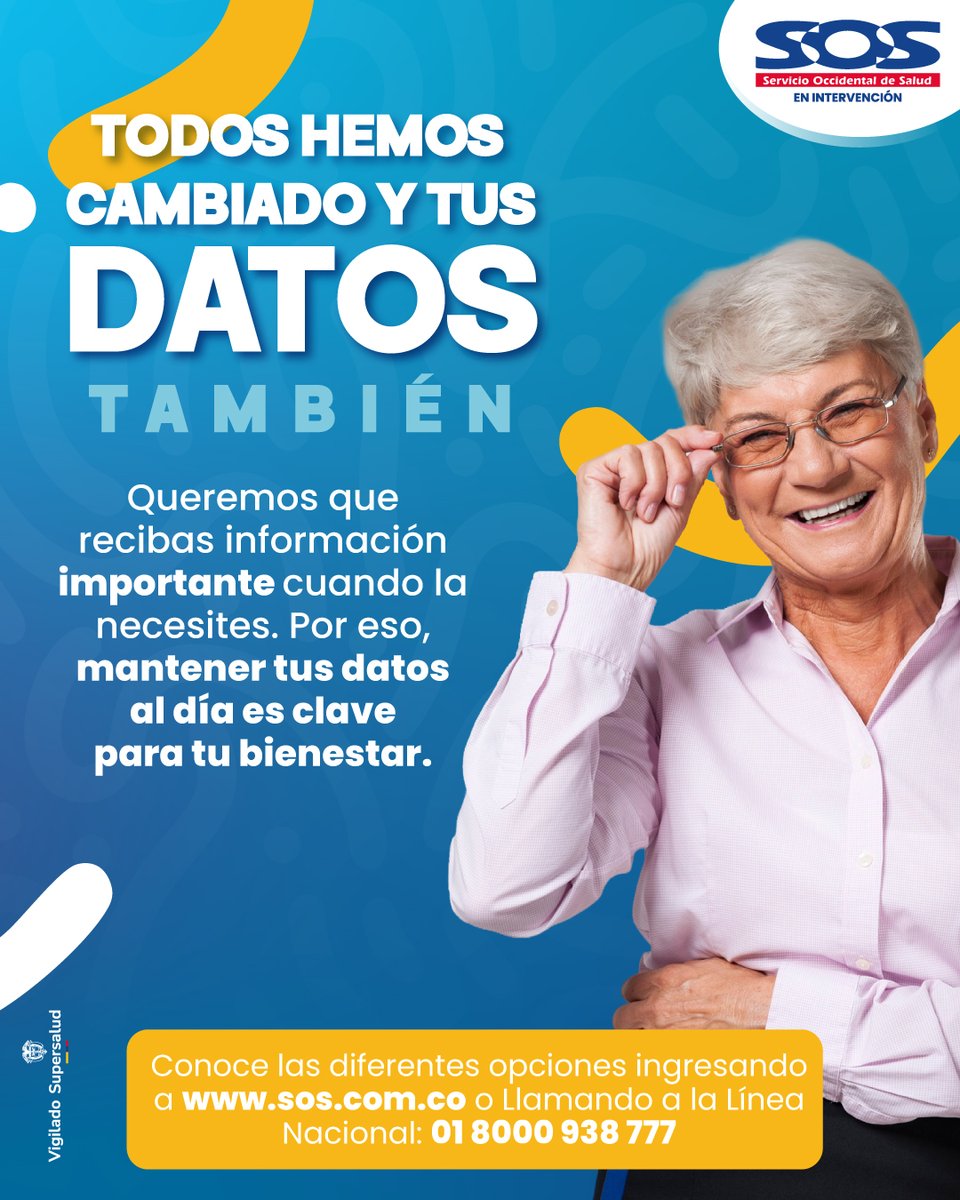 Eps_Sos's tweet photo. ¿Cambiaste de dirección o de contacto? 🏡📱

Mantén tus datos actualizados y recibe una atención más oportuna.
👉 Actualízalos desde nuestra Oficina Virtual:
🔗 https://t.co/MLKRfHNQP7

📞 01 8000 938777
@Supersalud 

💙 ¡Cuidarte nos inspira! https://t.co/qqsxrfMWt0