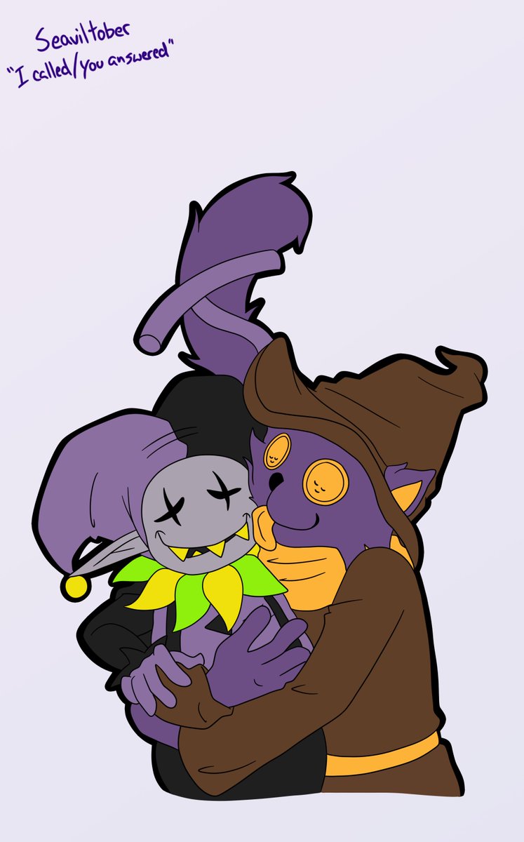 ghostibirb's tweet photo. Not doing a prompt-tober this year (as of now), but I wanted to repost some of my favs from Seaviltober I did last year!
.... I should revisit some of these bwehehe
#jevil #seam #seavil #seamvil https://t.co/YPFnukjubI