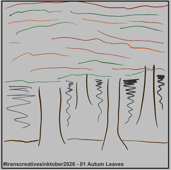 CigiWaters's tweet photo. #transcreativesinktober2026
Day 01 - Autum Leaves https://t.co/VRUOWDViAV