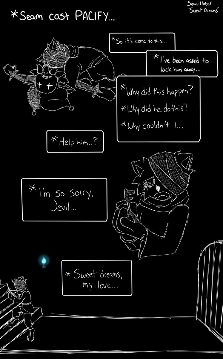 ghostibirb's tweet photo. #jevil #seam #seavil #seamvil https://t.co/riBCU31dT4