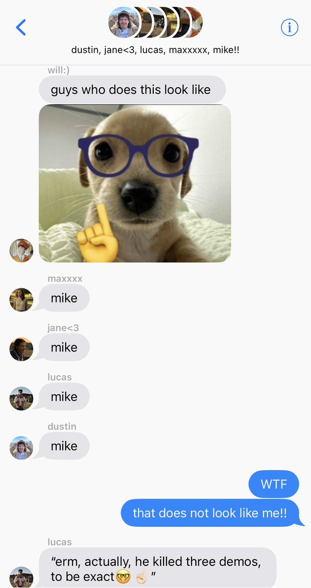 snoopyscleradin's tweet photo. a #byler smau where mike thinks he’s funny but it kinda backfires on him lol https://t.co/dhiBzuq63s