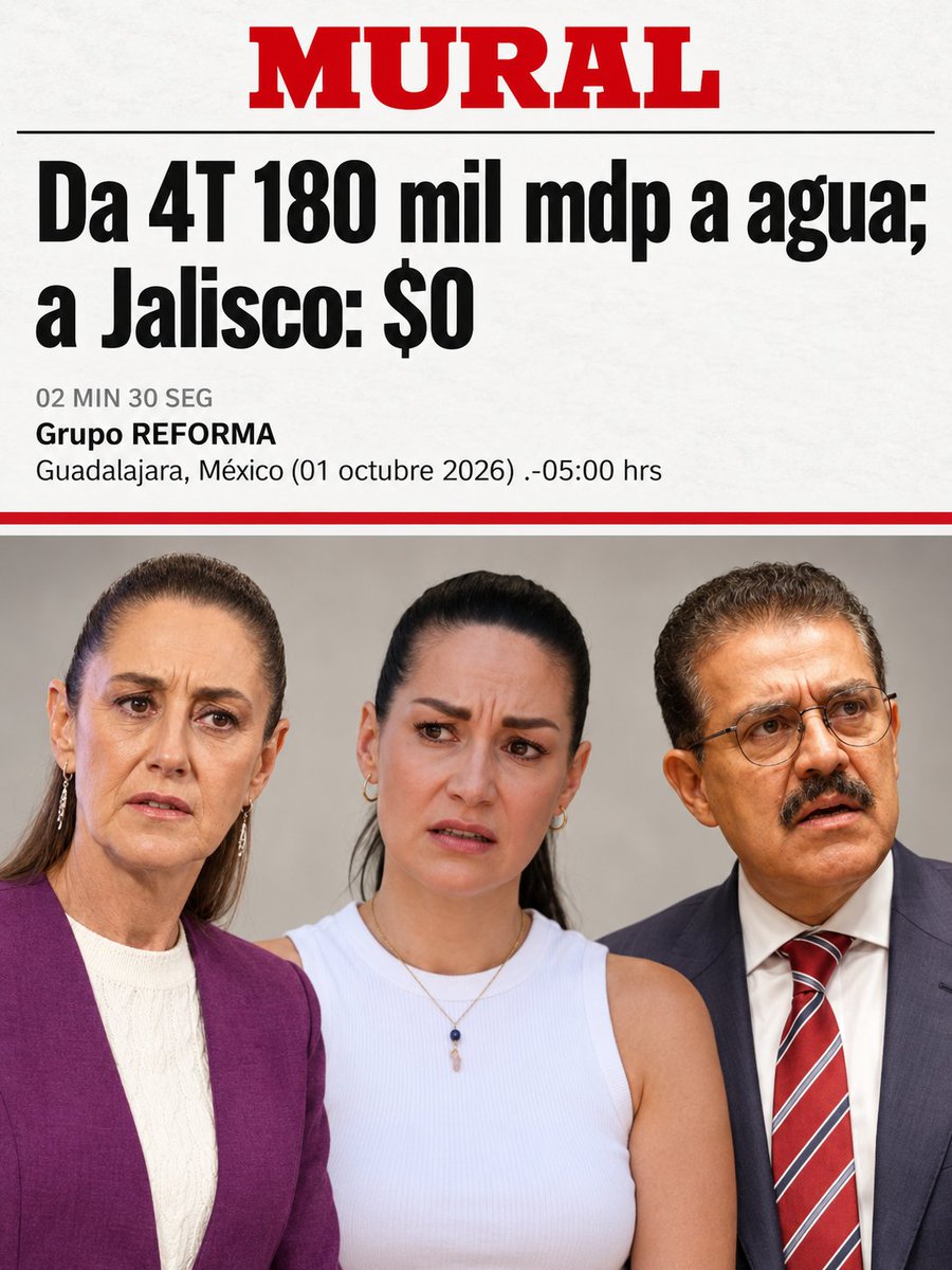 Libro_negro_'s tweet photo. Morena decidió dar CERO PESOS a Jalisco para el tema del agua pero si dió 180 mil MDP a otros estados.

Morena odia a Jalisco. https://t.co/R2GABL8rr6