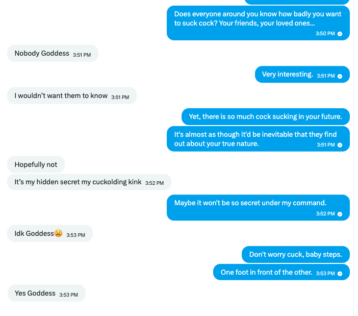 LordGoddessM's tweet photo. Men are doers, not thinkers. 
You can leave all the planning to me. 
Just follow along. https://t.co/qRfUOfZcv2